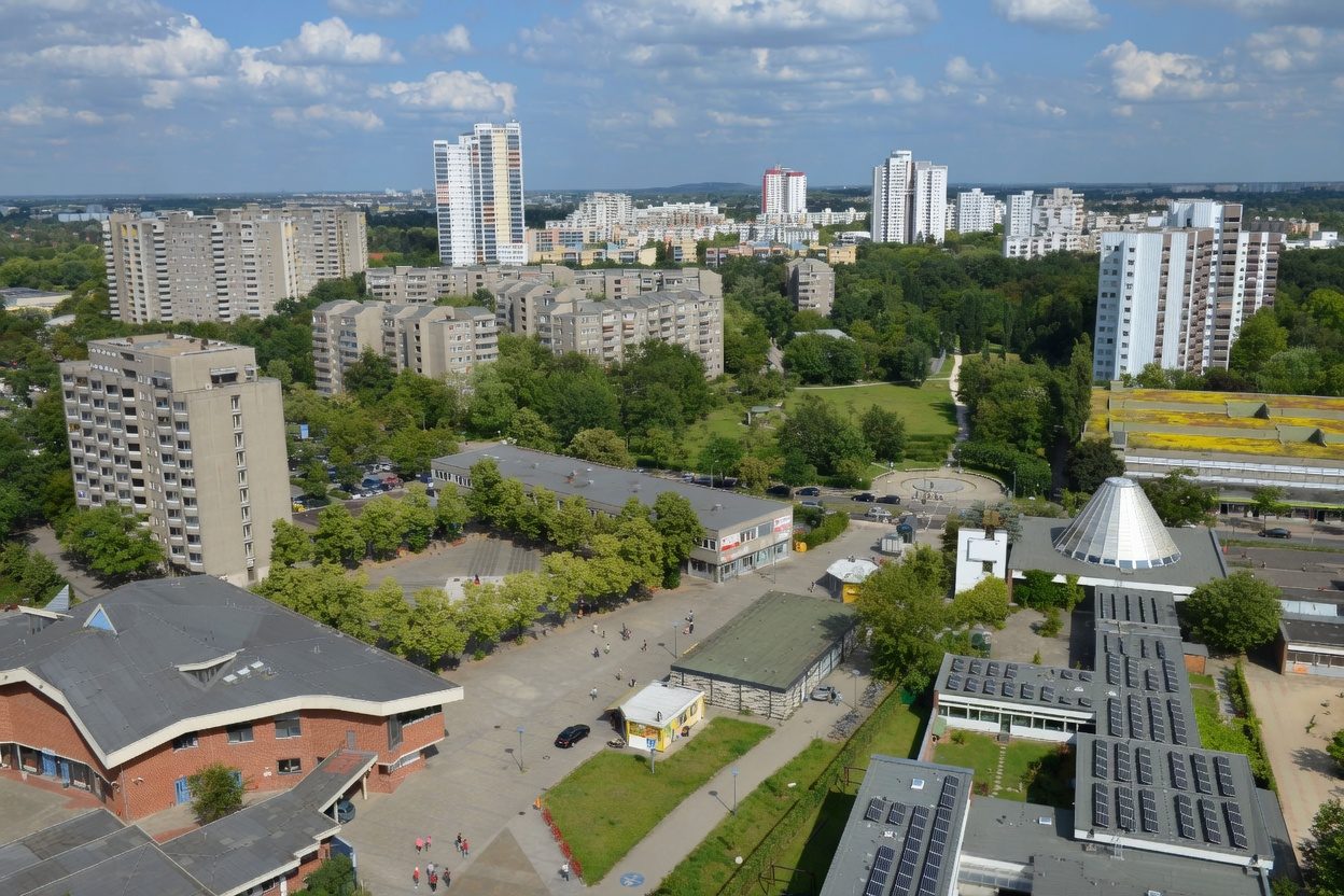 Wohngebiet in Buckow-Nord nahe dem Teltowkanal