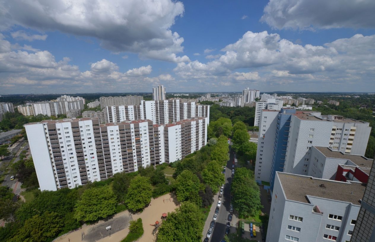 Wohngebiet in Buckow-Nord nahe dem Teltowkanal